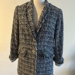 MAISON COMMON ,Munich  Black and White Tweed Jacket